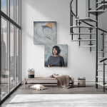 This contemporary portrait of a young Asian woman is by Canadian artist Tim Okamura. Image 15