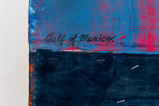 This oil painting is a contemporary portrait of a young black woman. Image 10