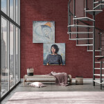 This contemporary portrait of a young Asian woman is by Canadian artist Tim Okamura. Image 16