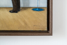 This surrealist painting by Toni Hamel features a Group of Seven piece and focuses on the theme of climate change. Image 5