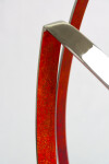 This contemporary indoor metal sculpture symbolizes fire. Image 11