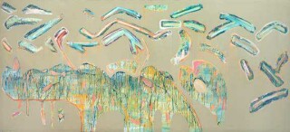 Viktor Mitic's rain paintings are emotional landscapes that are realized en plein air, incorporating gentle showers, thunderstorms, and even…