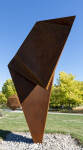 This monumental contemporary outdoor steel sculpture is by Viktor Mitic. Image 10