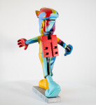 This colourful indoor figurative pop art sculpture is by Viktor Mitic. Image 4