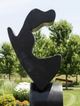 Sculpted from Spanish black marble, this enigmatic and powerful piece was created by Viktor Mitic. Image 4