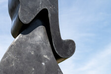 Sculpted from Spanish black marble, this enigmatic and powerful piece was created by Viktor Mitic. Image 3