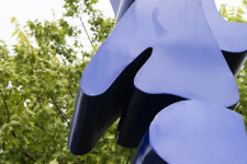 Formidable and eye-catching, this outdoor sculpture is by Viktor Mitic known for his provocative contemporary artwork. Image 3