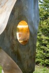 ‘Andromeda,’ Viktor Mitic’s grand contemporary outdoor sculpture forged from stainless steel is has a patina finish and is accented in 24 kt… Image 6