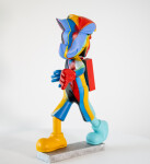 This colourful indoor figurative pop art sculpture is by Viktor Mitic. Image 2