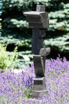 Sculpted from Spanish black marble, this enigmatic and powerful piece was created by Viktor Mitic. Image 2