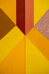The clean, contemporary lines of this large graphic diptych were created by Canadian artist Yvonne Lammerich. Image 6
