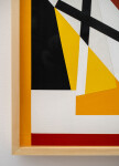 The clean, contemporary lines of this large graphic diptych were created by Canadian artist Yvonne Lammerich. Image 4